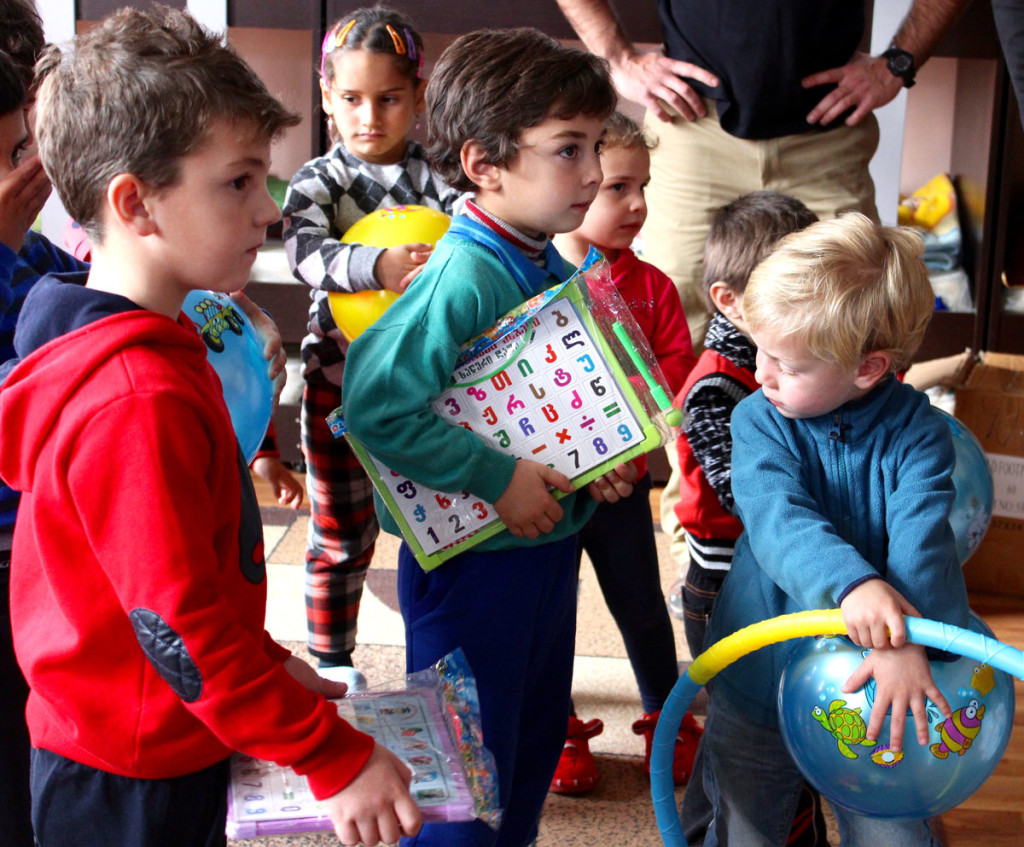 The toys and educational supplies were designed not only to improve the lives of the youngest refugees but also strengthen relationships with vulnerable communities