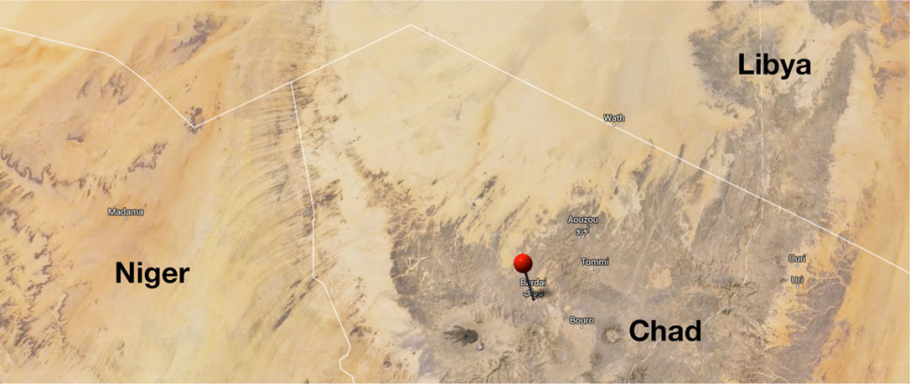 Bardai is located in the heart of the Sahara, in the strategically important tri-border region