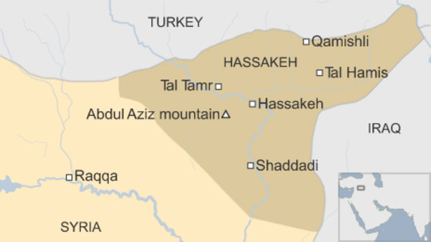 Shaddadi occupies a strategic position in northeast Syria. (credit: BBC.com) 