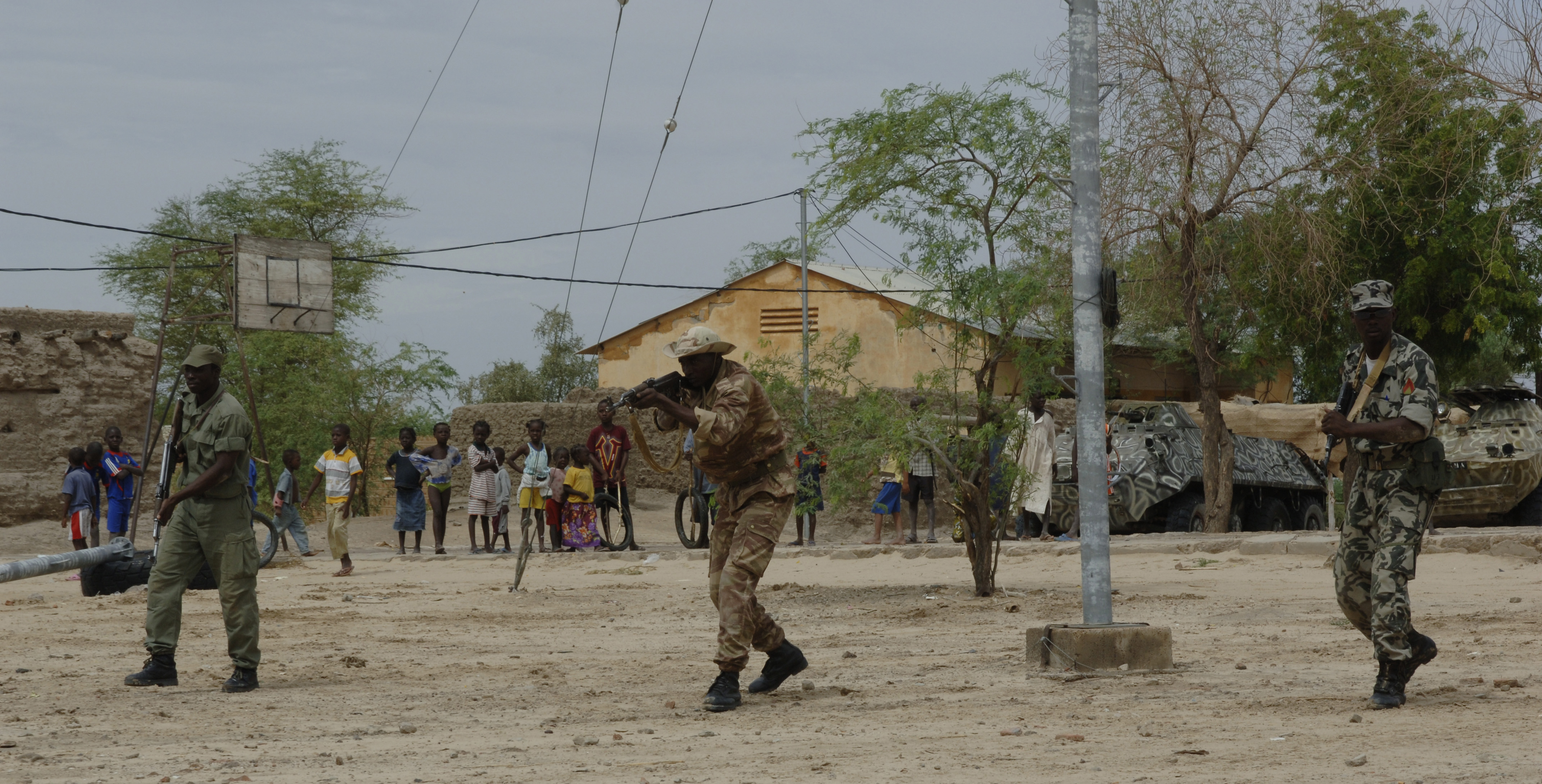 Provide support for troops on the front line against terror in the Sahel