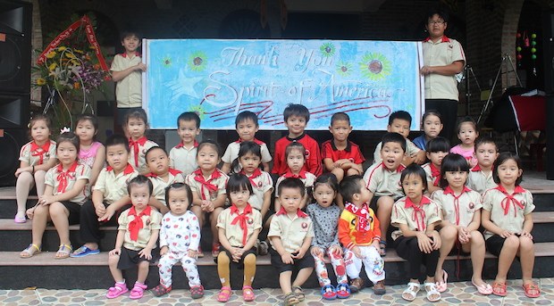 Vietnamese children embark upon a literary journey