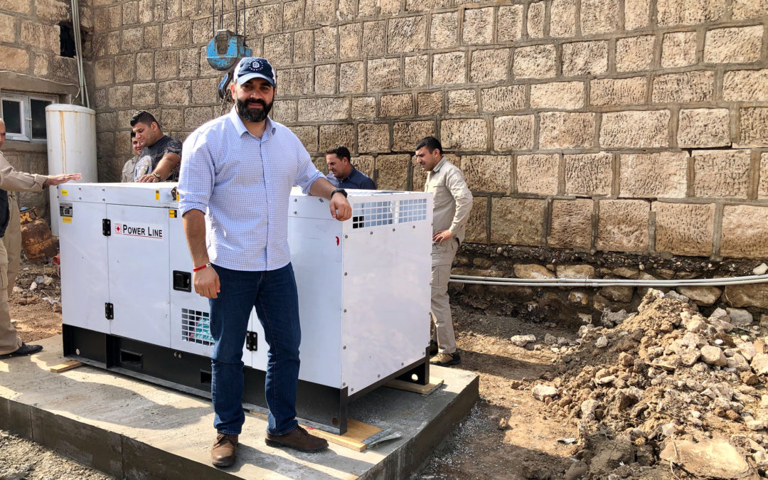 Safeguard Syrian refugees and provide power to the border checkpoints by donating a generator and fuel
