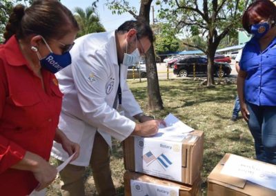 Spirit of America and Rotary Club donate PPE in Honduras to battle COVID-19 infections among frontline healthcare workers