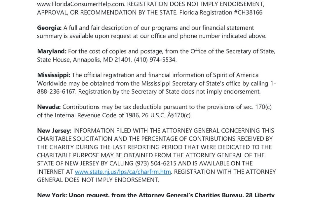 State Nonprofit Disclosures