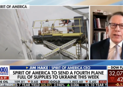 Spirit of America CEO on his organization providing supplies to Ukraine