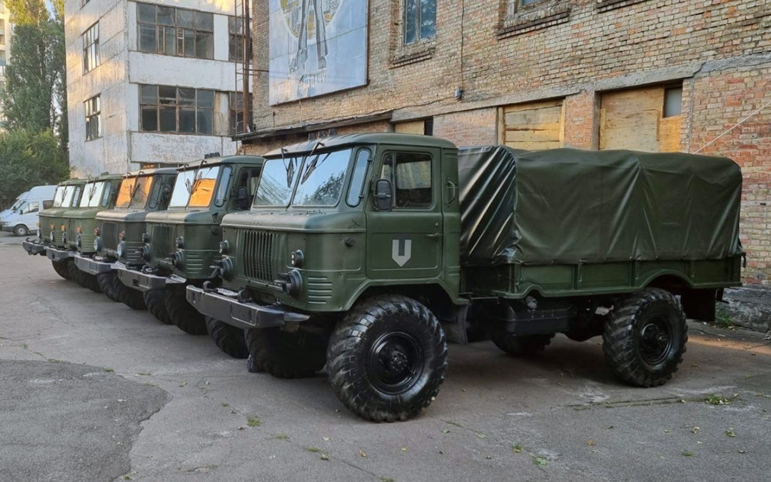 For $3,000 provide a truck to the Ukrainian Territorial Defense Force