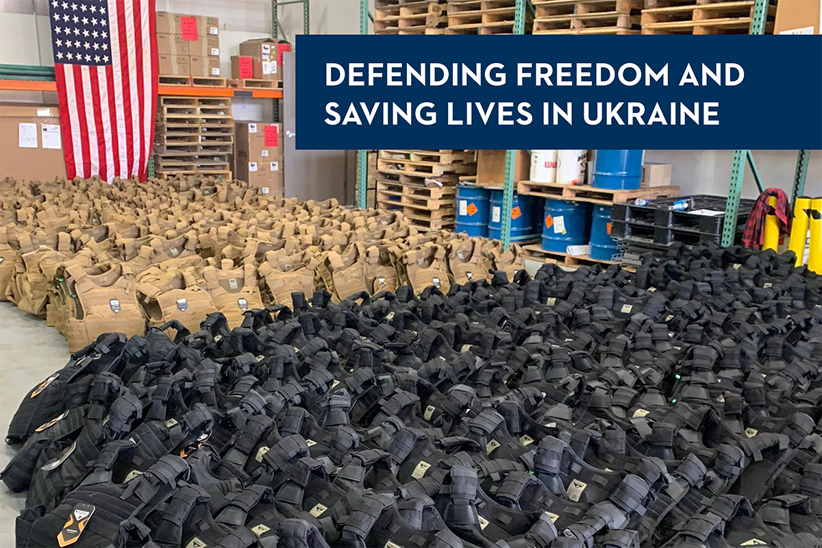 Defending freedom and saving lives in Ukraine