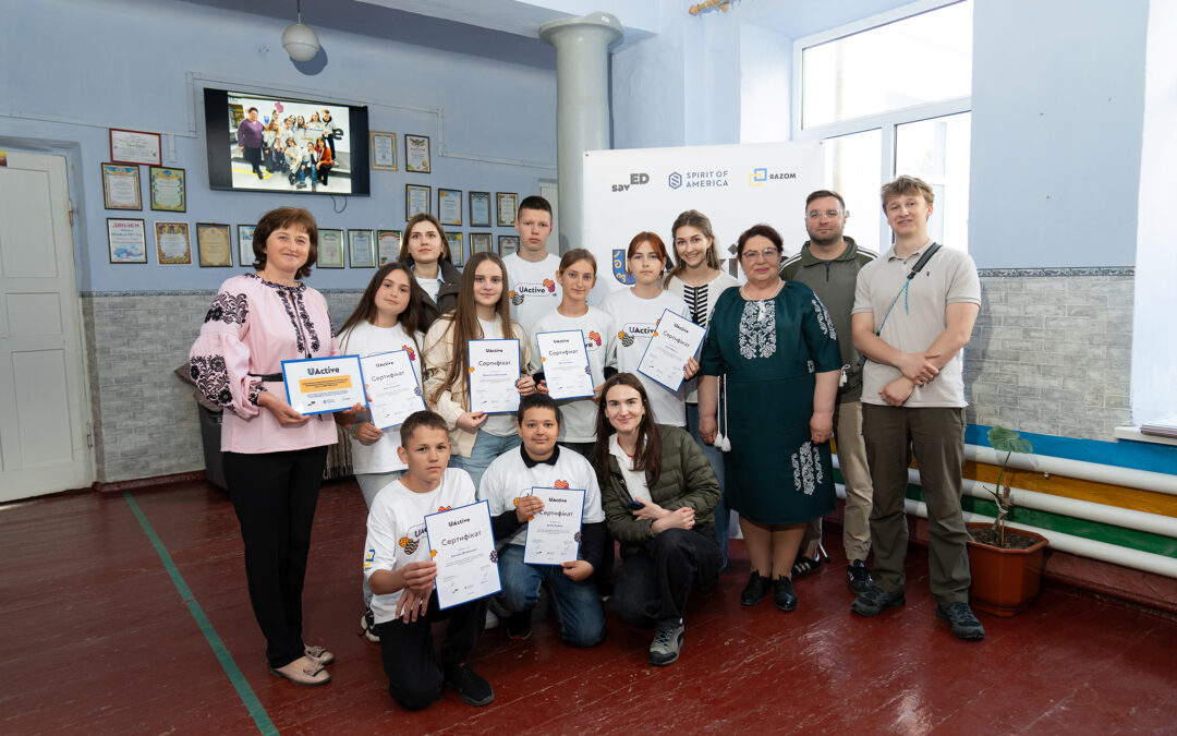 UActive students unveil new spaces to unite Ukrainian communities
