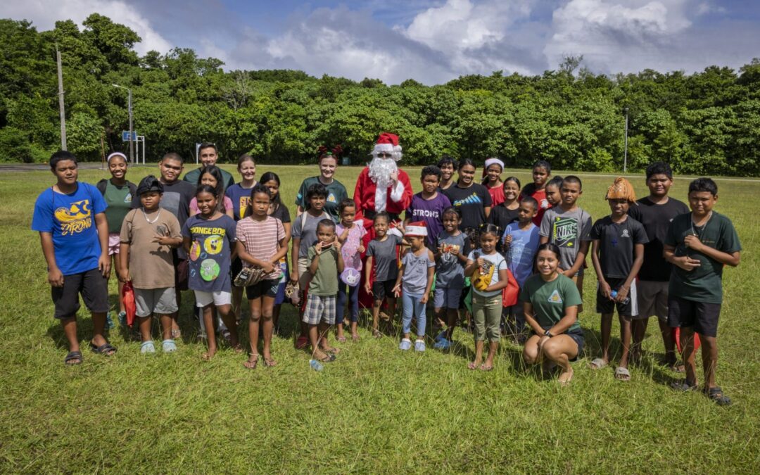 ‘Seeing Their Smiles Made It Worthwhile’: CAT 84-10 Delivers Christmas Cheer to Palau’s Schools