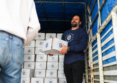 Rapid relief for displaced families in Syria