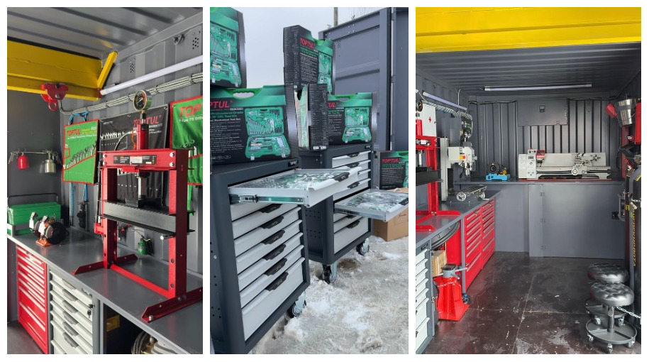 Mobile repair workshop